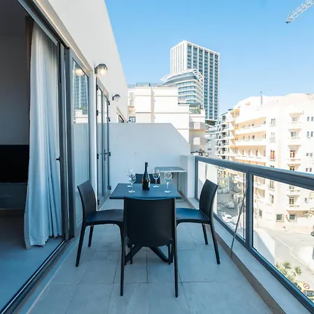 公寓 Bright And Modern 2br Penthouse St Julians *