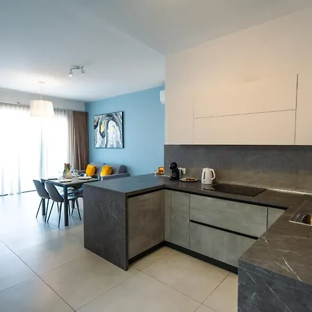 公寓 Bright And Modern 2br Penthouse St Julians