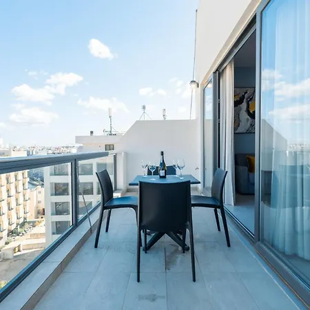 公寓 Bright And Modern 2br Penthouse St Julians