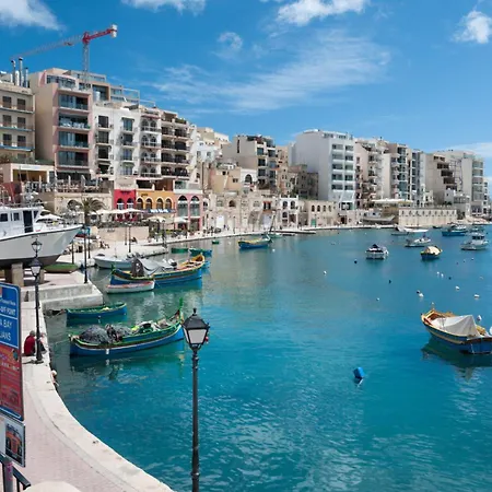 公寓 Bright And Modern 2br Penthouse St Julians Saint Julian's